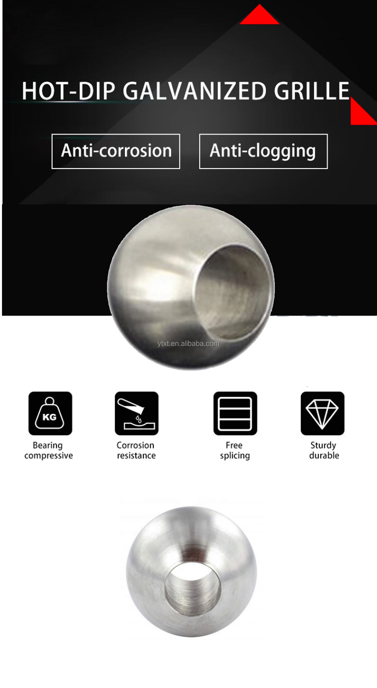 high quality large  carbon steel ball function  steel railing balls