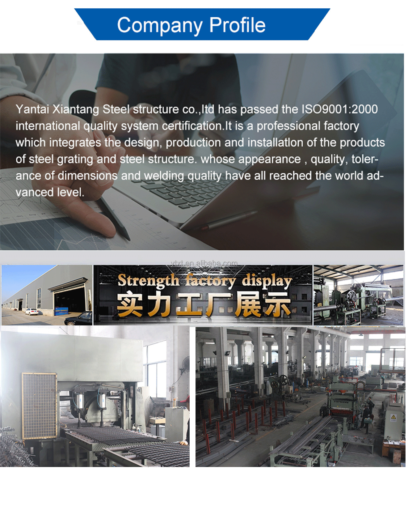 Manufacturers serrated 100x30 galvanized steel grating plate platform kerja