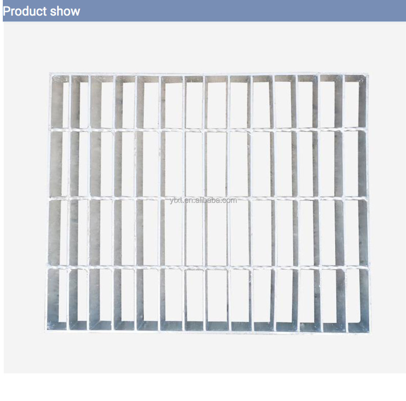 Manufacturers serrated 100x30 galvanized steel grating plate platform kerja