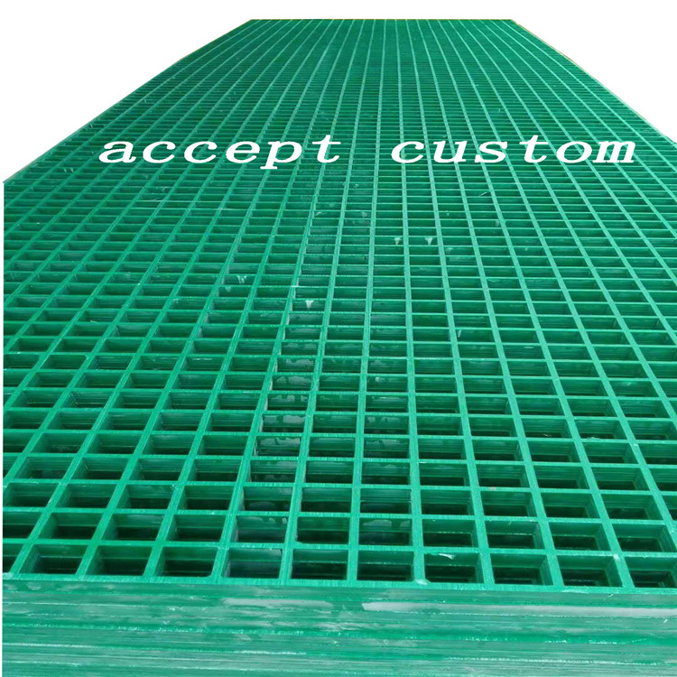 Floor Fiberglass Mesh Working FRP Platform Grid Walkway Plastic Gratings