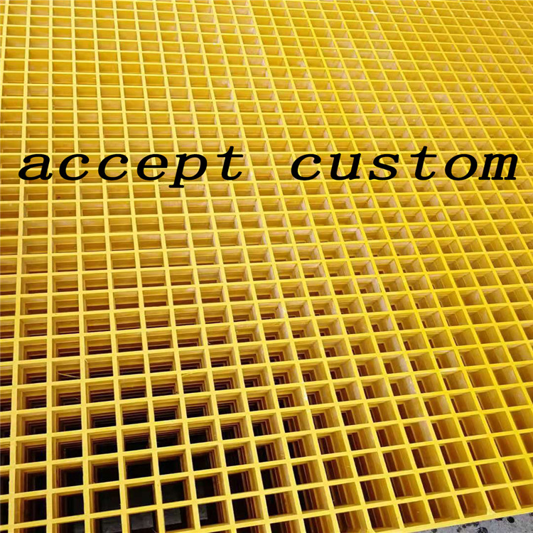 Floor Fiberglass Mesh Working FRP Platform Grid Walkway Plastic Gratings