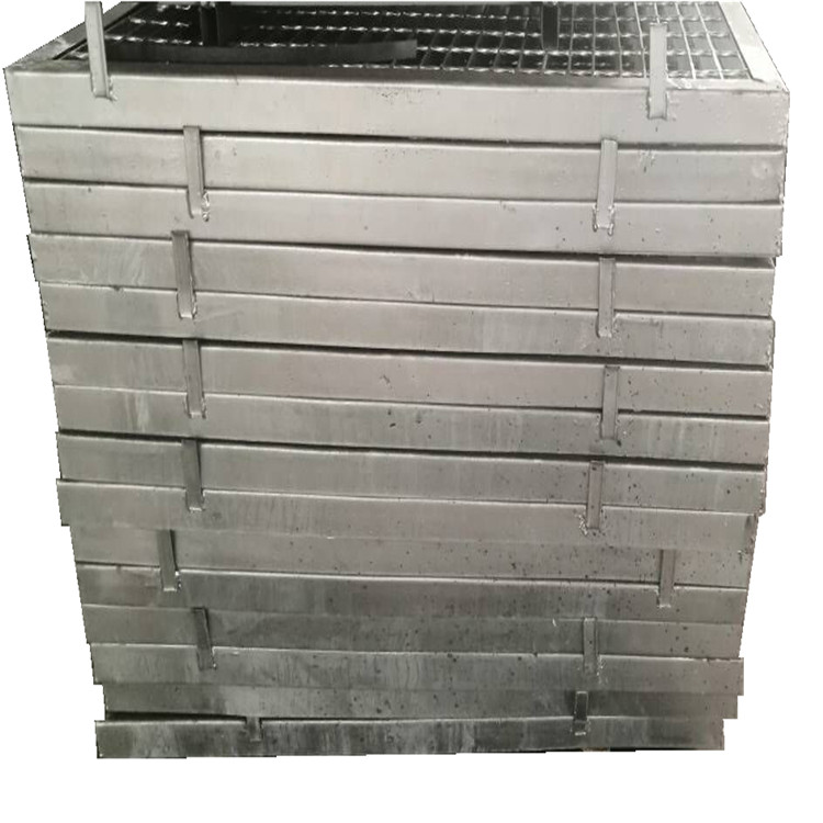 Stainless galvanized standard size weight road drainage steel floor grating