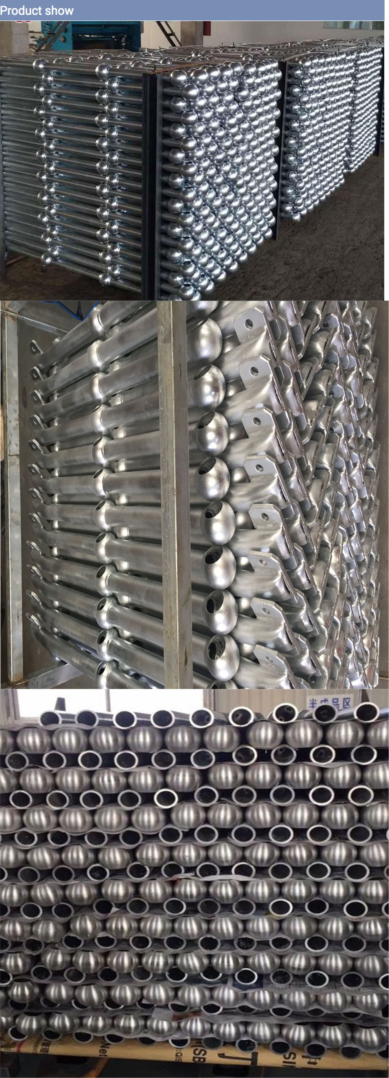 Galvanized Stanchion Railing Chemical Industry Stainless Steel Ball Joint Handrail Stanchions